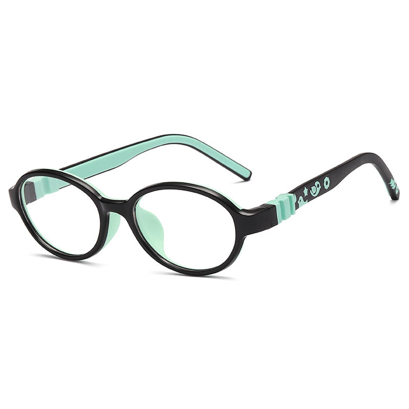Заводская распродажа, различные широко используемые очки, детские оптические оправы TR 90 для детей LT6649-c59