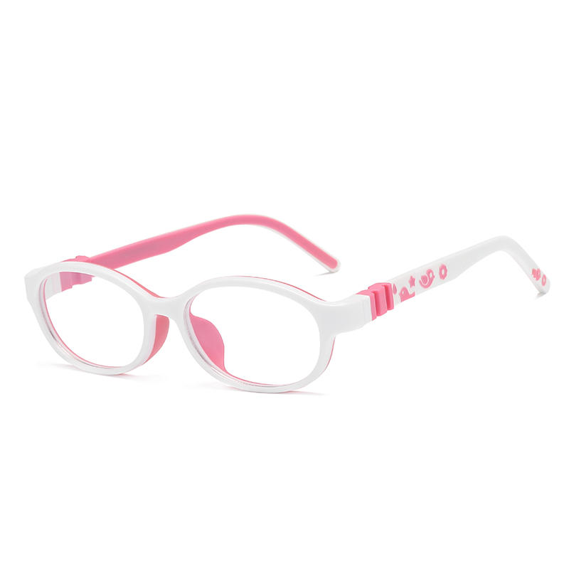 Оптовые дешевые детские очки Tr90, детские оправы для очков LT6624-c62