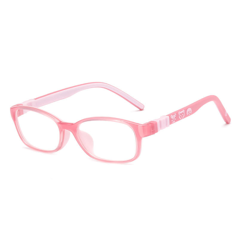 Популярные портативные мягкие очки Tr90 Детские очки 2021 Детские оптические экранные очки LT6641-RTS-c3