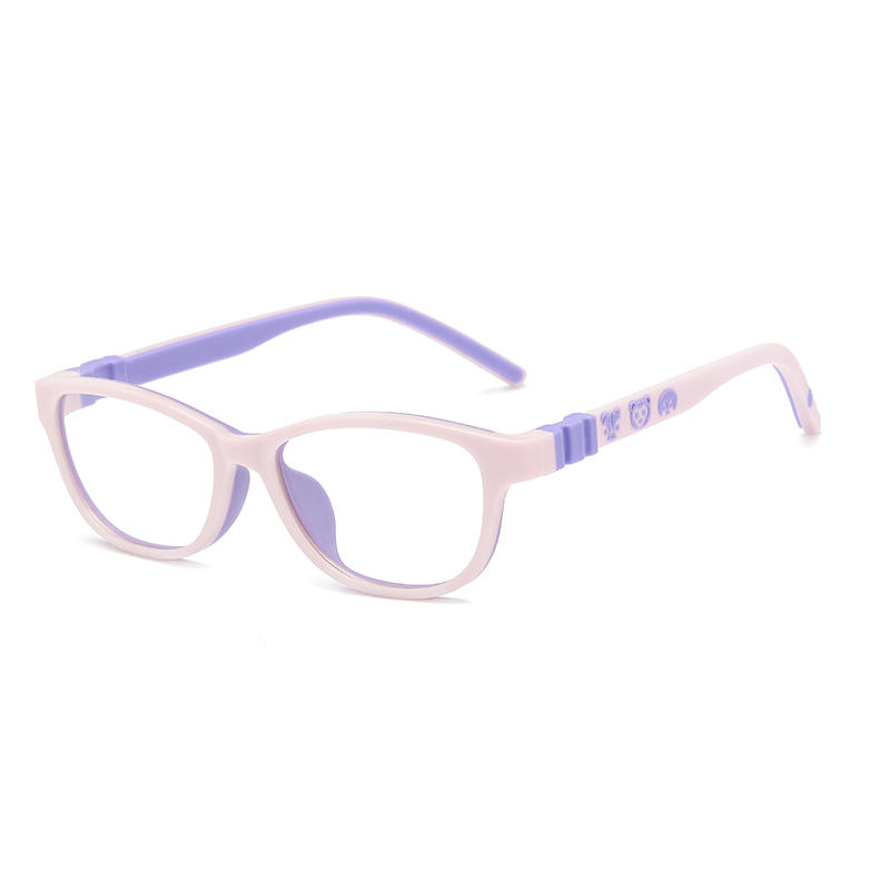 TR90 Детские красочные очки Модные детские оптические пользовательские очки для чтения LT6605-c14