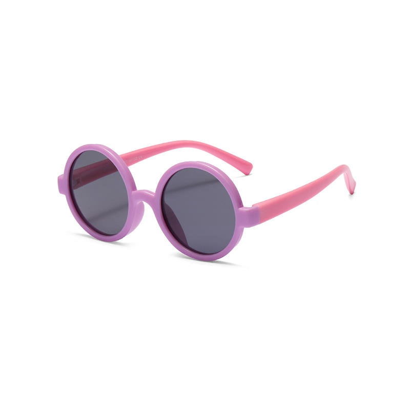 2021 Профессиональное производство Дешевые розовые поляризованные детские солнцезащитные очки для детей11021-RTS