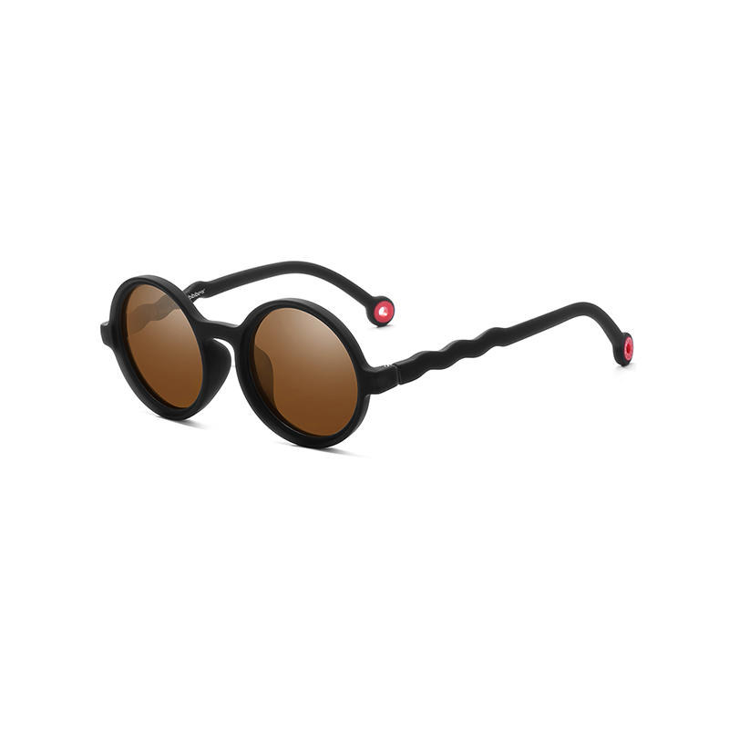 Новый дизайн круглые жемчужные бриллиантовые оттенки ручной работы детские солнцезащитные очки со стразами для девочек QS004