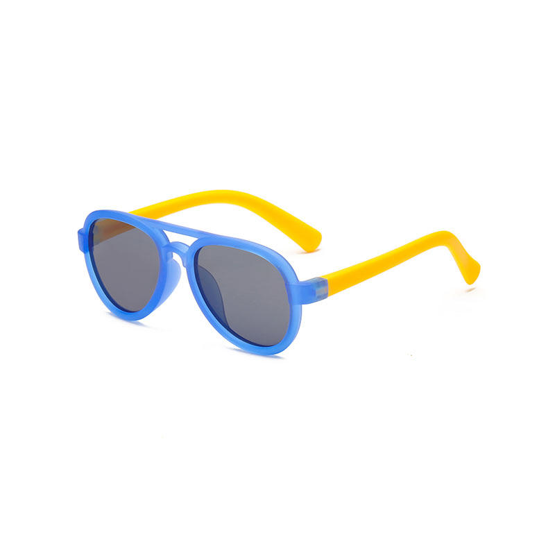 2021 модные мягкие гибкие цветные поляризованные солнцезащитные очки для мальчиков и девочек DM18042C-RTS