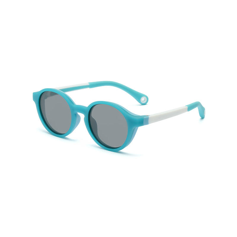 UV400 CAT3 модные круглые детские солнцезащитные очки 2021 DM18169B-RTS
