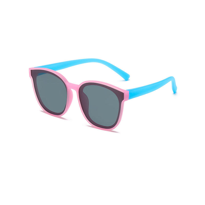 Детские гибкие мягкие поляризованные солнцезащитные очки для девочек 2021 DM18065C-RTS